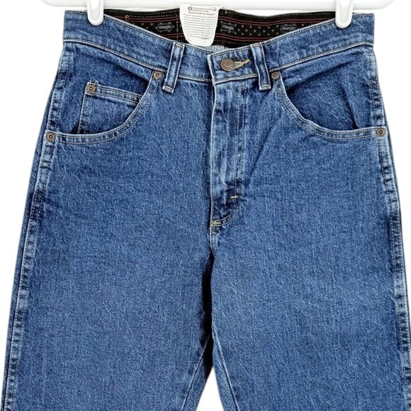 Wrangler Mens Regular Fit Stretch Blue Denim Jeans Size 29x30  Straight Leg NWOT - Picture 3 of 10